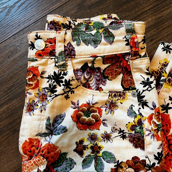 Anthropology, Pilcro The Cigarette Slim Straight Jeans Floral - Picture 8 of 16